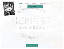 Tablet Screenshot of hogfishbar.com